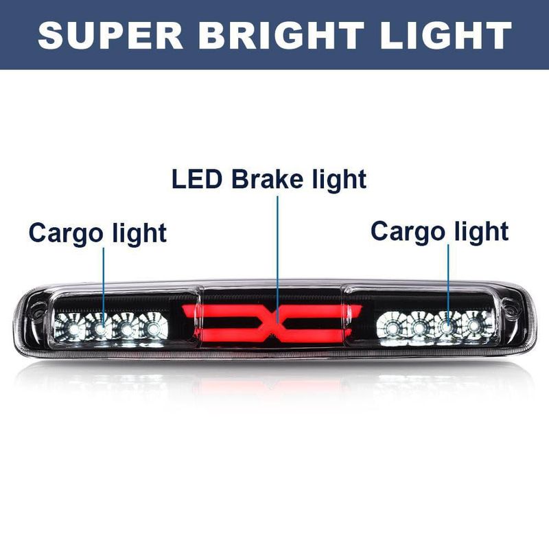 Luz de freno LED tercera PIT66 para Chevrolet Silverado 1999-2006 y GMC Sierra