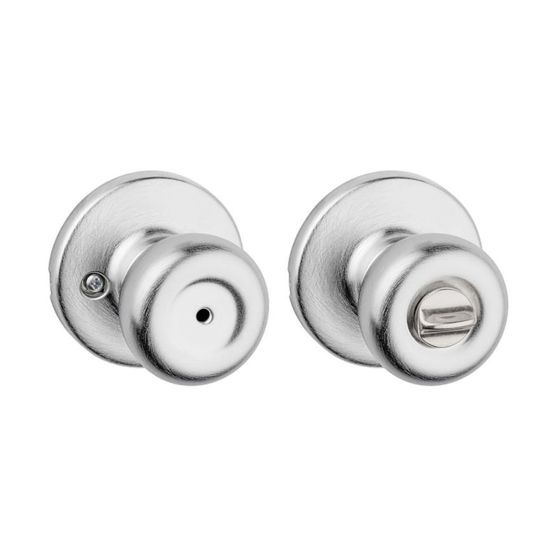 Pomo de puerta Kwikset Tylo Interior Privacy cromado satinado