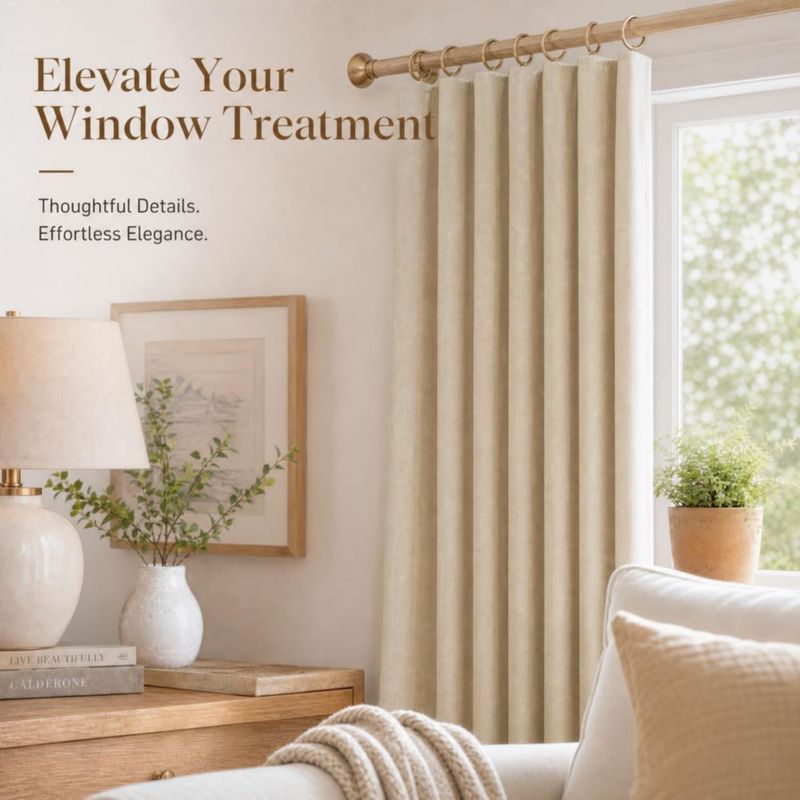 Ganchos para Cortinas Calovebby 85 mm 40 piezas Ajustables