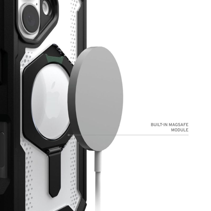 Funda URBAN ARMOR GEAR Plasma XTE Black/Ice para iPhone 16