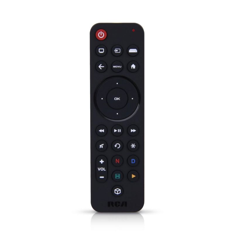 Control remoto RCA universal recargable para transmisión de 3 dispositivos