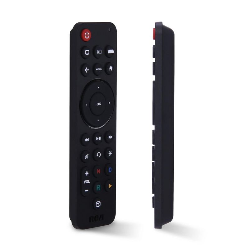 Control remoto RCA universal recargable para transmisión de 3 dispositivos
