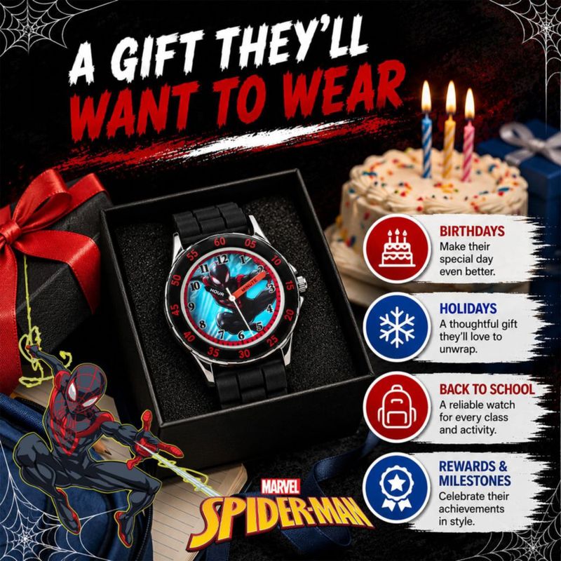 Reloj infantil Accutime Spider-Man Miles Morales