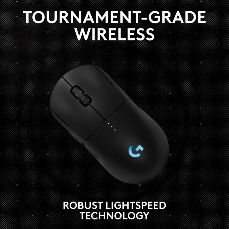 Ratón inalámbrico para juegos Logitech G PRO 2 Lightspeed Black