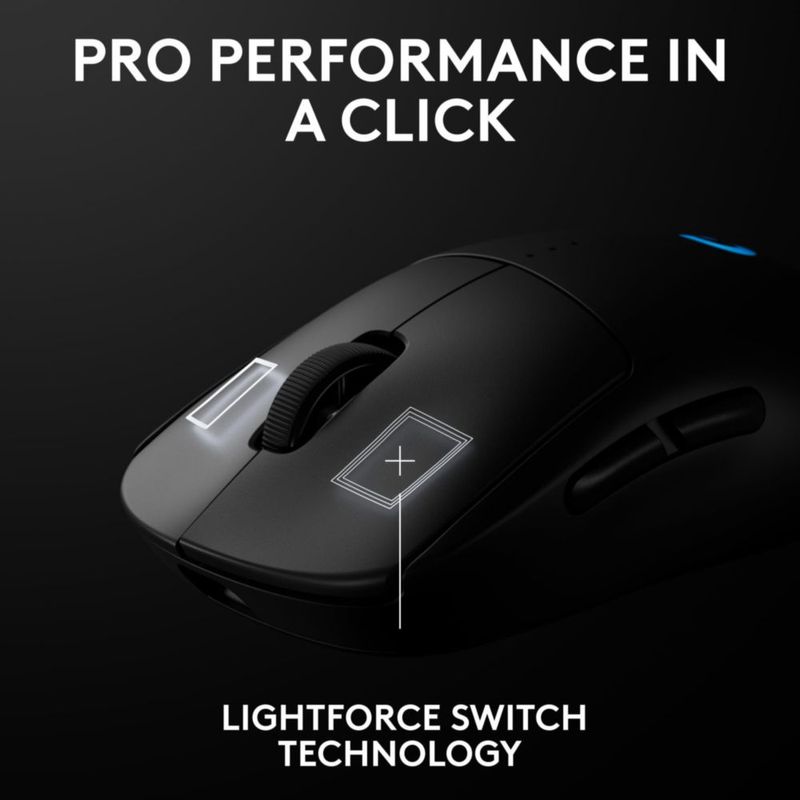 Ratón inalámbrico para juegos Logitech G PRO 2 Lightspeed Black