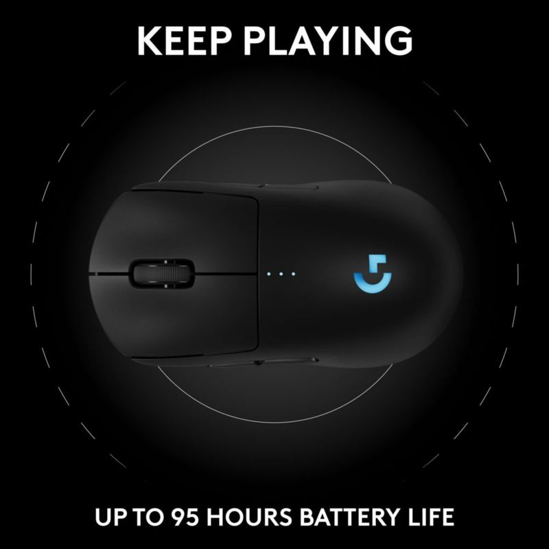 Ratón inalámbrico para juegos Logitech G PRO 2 Lightspeed Black