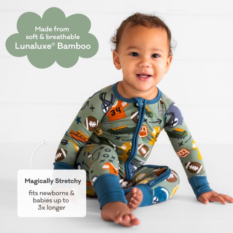 Pijamas Little Sleepies 6-12M Touchdown Time