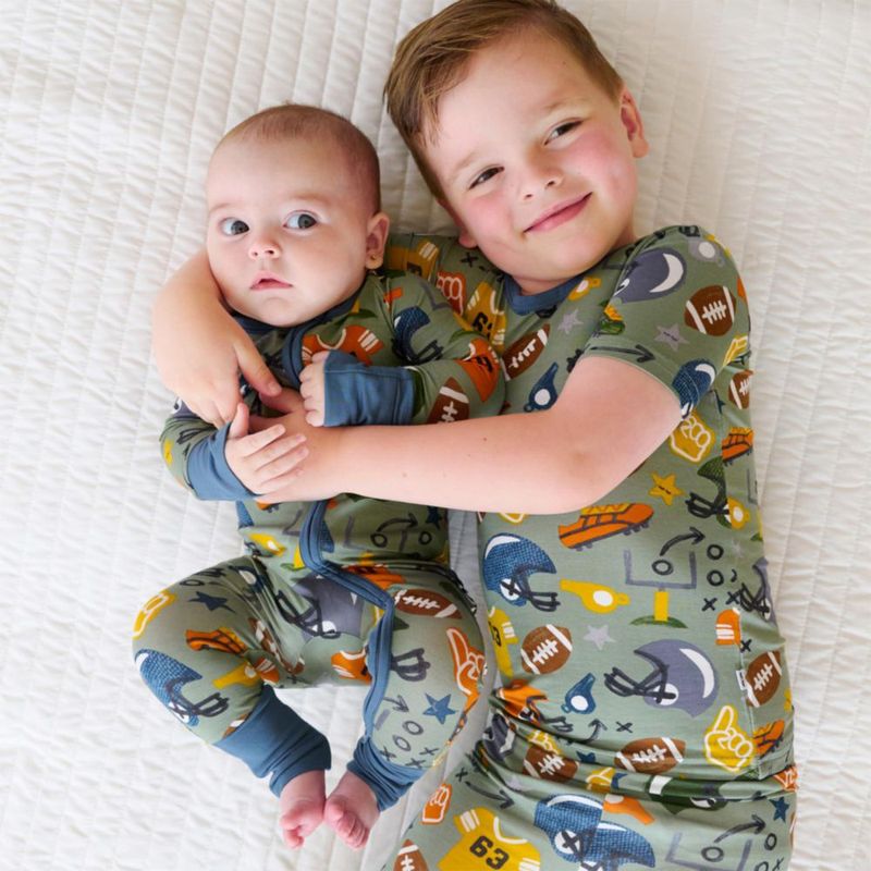 Pijamas Little Sleepies 6-12M Touchdown Time