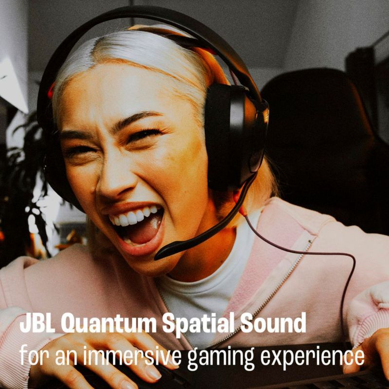 Auriculares gamer JBL Quantum 250 con cable y micrófono con cancelación de ruido