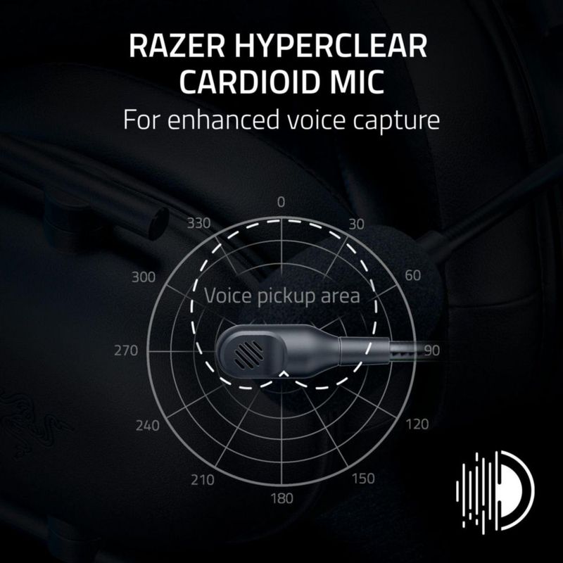 Auriculares para juegos Razer BlackShark V2 X PlayStation Black