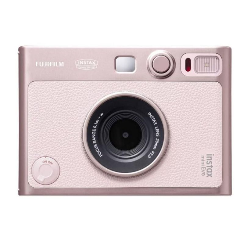 Cámara Fujifilm INSTAX MINI EVO Gentle Rose – Pack