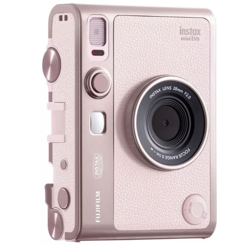 Cámara Fujifilm INSTAX MINI EVO Gentle Rose – Pack