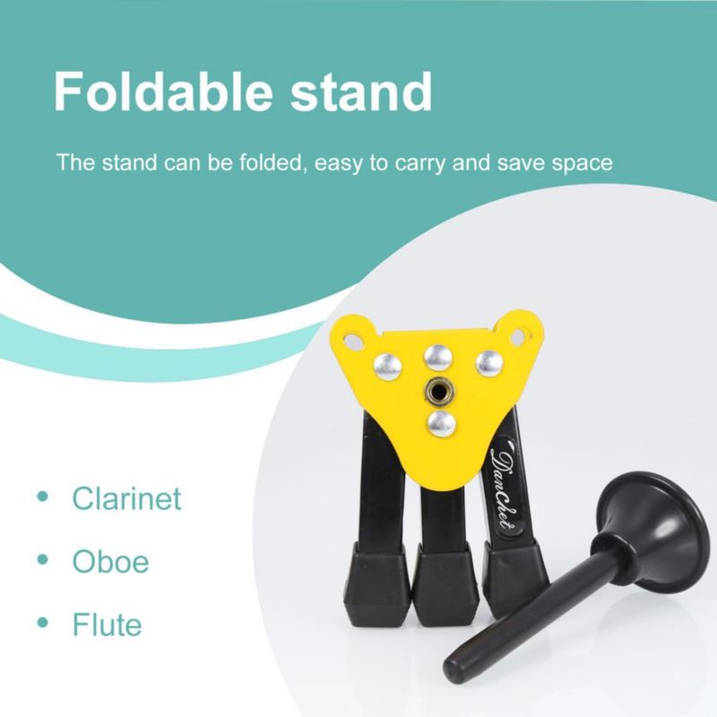 Soporte de Trípode Plegable Danchet 05 kg para Clarinete Flauta y Oboe