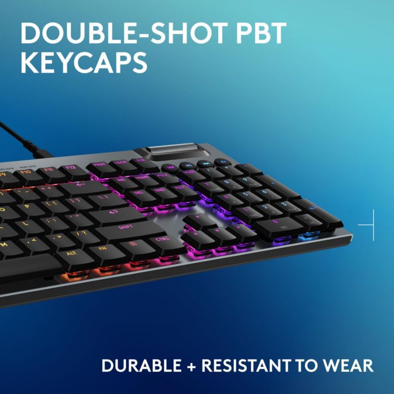 Teclado para juegos Logitech G915 X de perfil bajo con cable GL Red