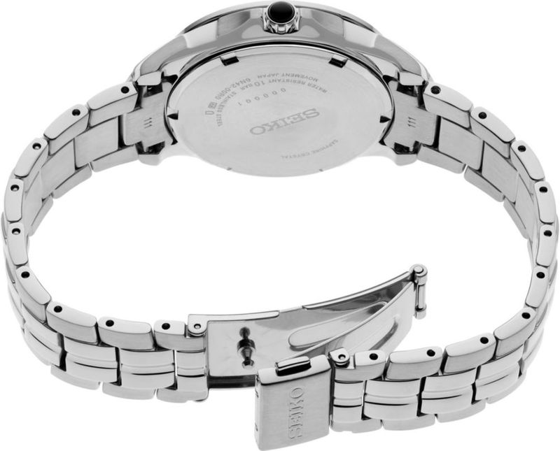 Reloj SEIKO para Mujer SUR591 Coutura Adorno de Diamantes Caja de Acero Inoxidable Azul