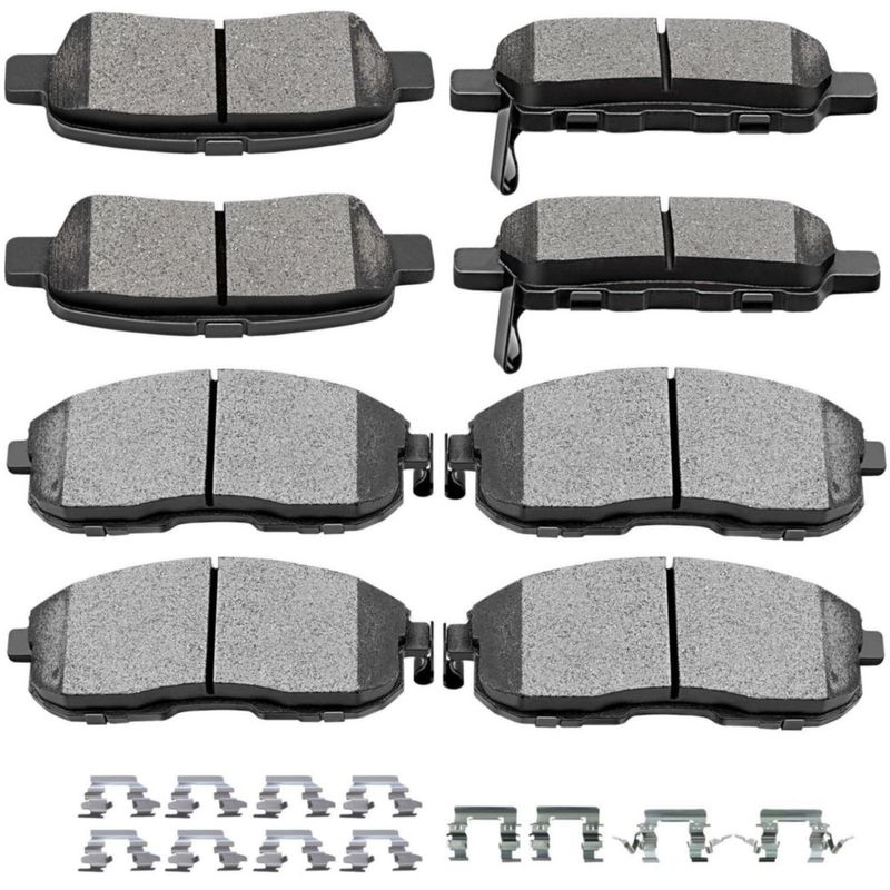 Pastilla de freno cerámica SCITOO para Nissan Altima 2002-2013 (delantera y trasera)