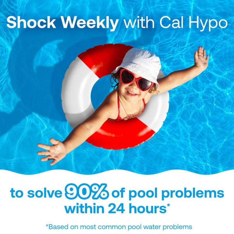 Pool Care Shock Advanced HTH 52036R Cal Hypo Formula paquete de 6