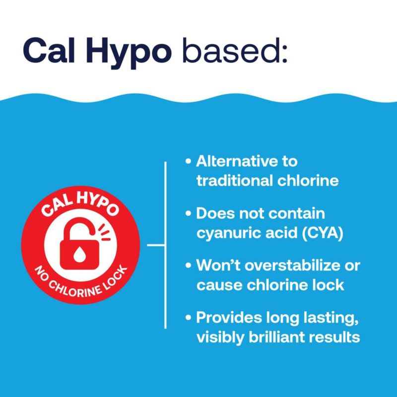 Pool Care Shock Advanced HTH 52036R Cal Hypo Formula paquete de 6