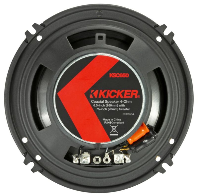 Altavoces coaxiales KICKER 51KSC6504 KS-Series 6.5 con 7.5 tweeters