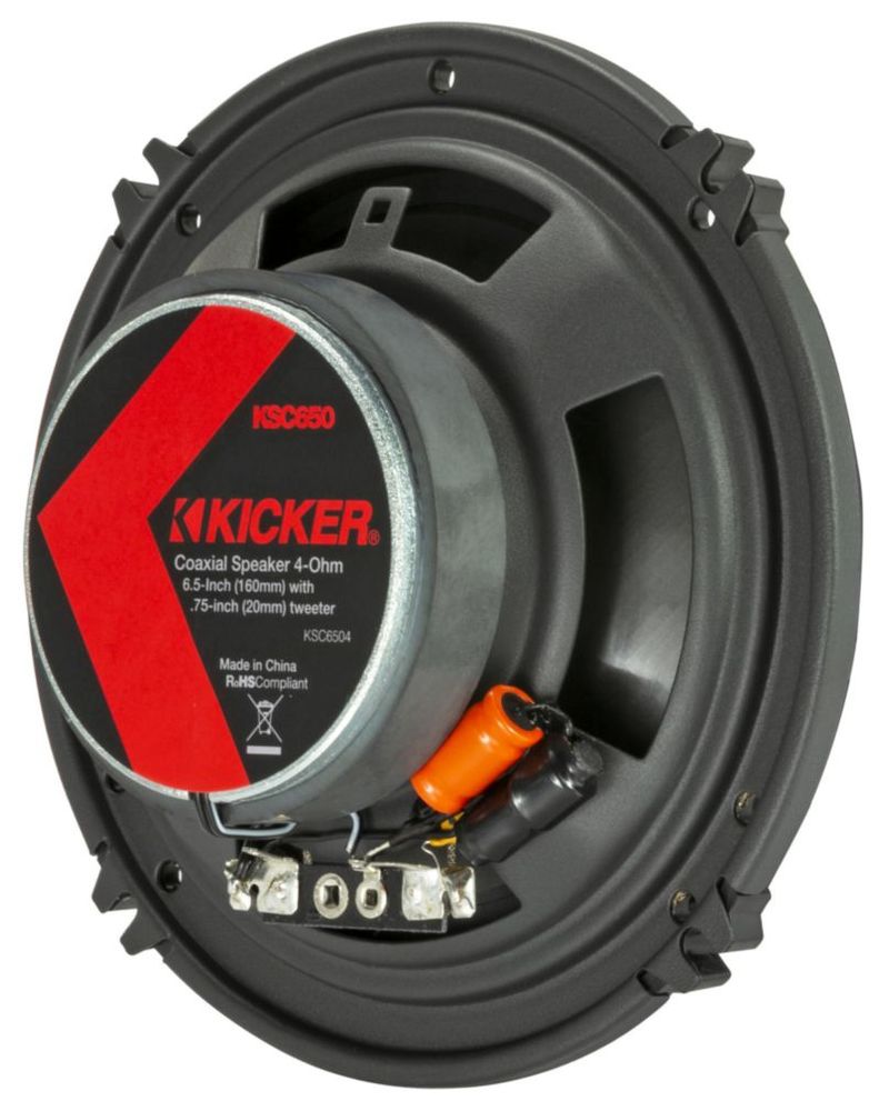 Altavoces coaxiales KICKER 51KSC6504 KS-Series 6.5 con 7.5 tweeters