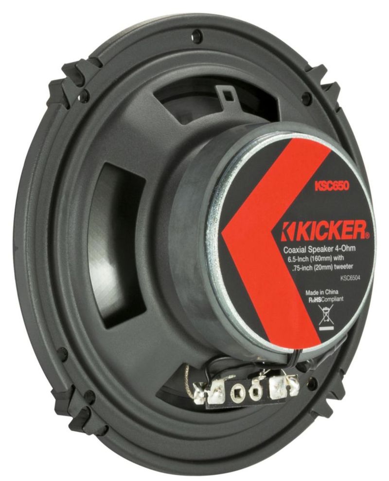 Altavoces coaxiales KICKER 51KSC6504 KS-Series 6.5 con 7.5 tweeters