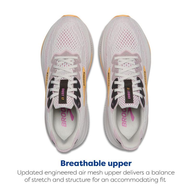 Zapatilla de running para mujer Brooks Ghost 17 215 cm Ostra/Albaricoque