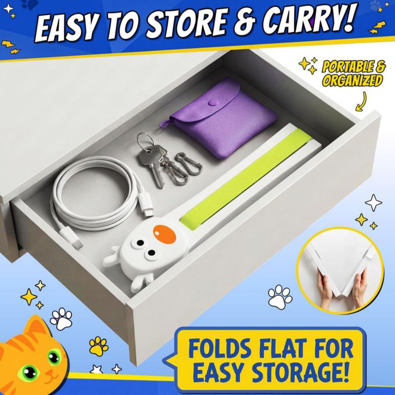 Juguete interactivo para gato Catpick con cuerda motorizada automática