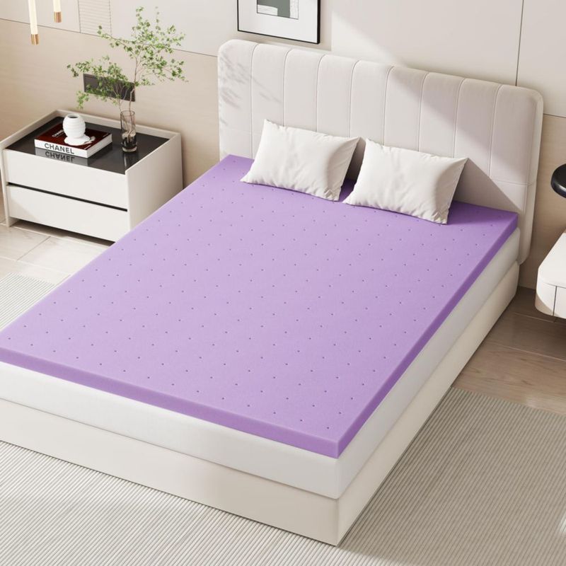 Sobrecolchón Sweetcrispy de 10 cm de espuma de gel refrescante