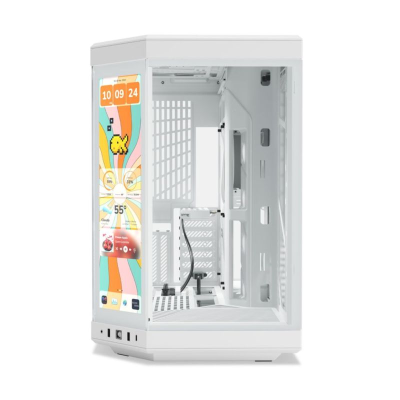 Chasis de ordenador HYTE Y70 Touch ATX Mid Tower Case Blancanieves