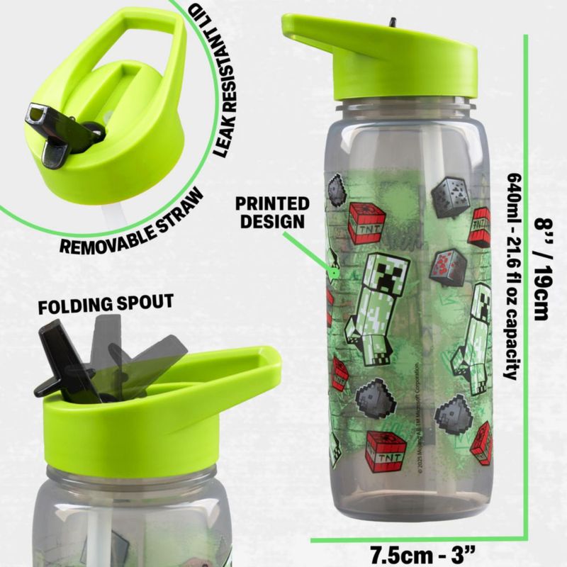 Set de Bolsa de Almuerzo Get Trend Minecraft 3 piezas 640 ml