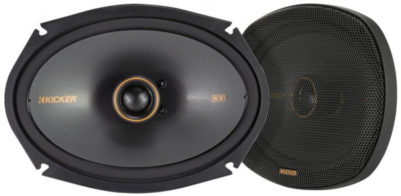 Altavoces coaxiales KICKER 51KSC6904 Serie KS de 6 x 9 con tweeter de 1 pulgada