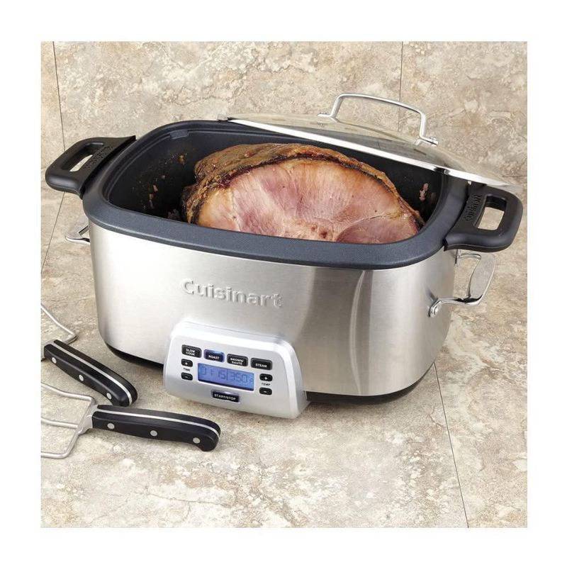 Central de cocción multicocina Cuisinart MSC-800 de acero inoxidable de 7 litros