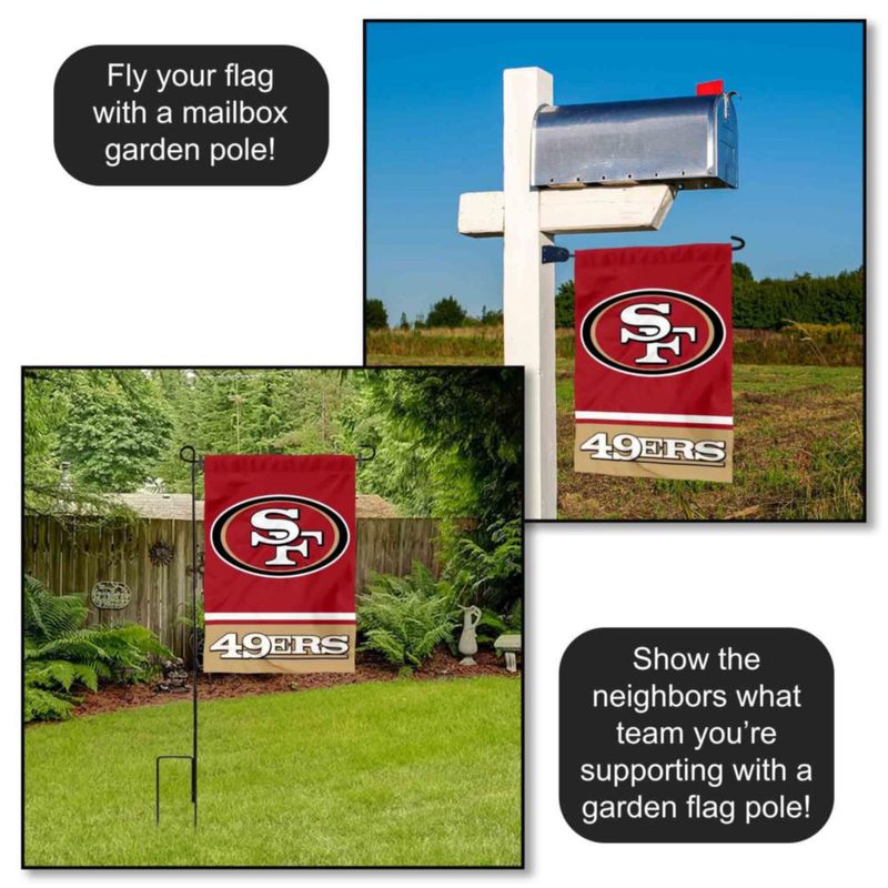 Bandera de jardín WinCraft 32 cm x 46 cm de doble cara