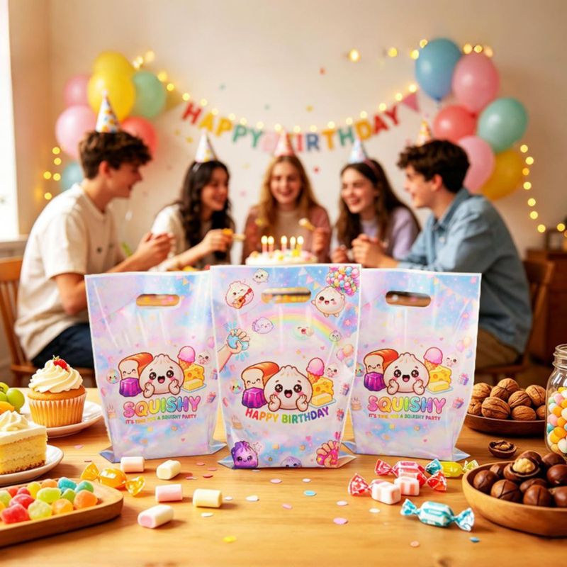 Bolsas de regalo UrbanTerra 30 pzas tema Squishy para fiesta de cumpleaños