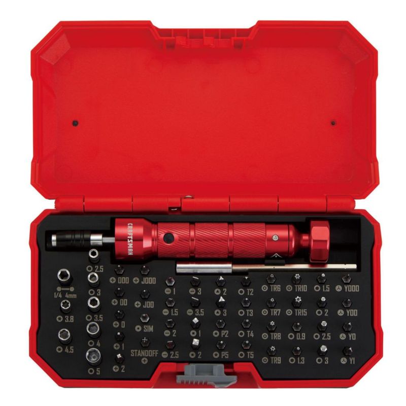 Set de Destornilladores CRAFTSMAN CMHT68011N 50 piezas con LED