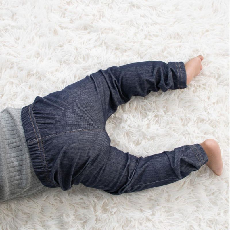 Pantalones Baby Jeggings 6-9 meses de mezclilla – The Peanutshell