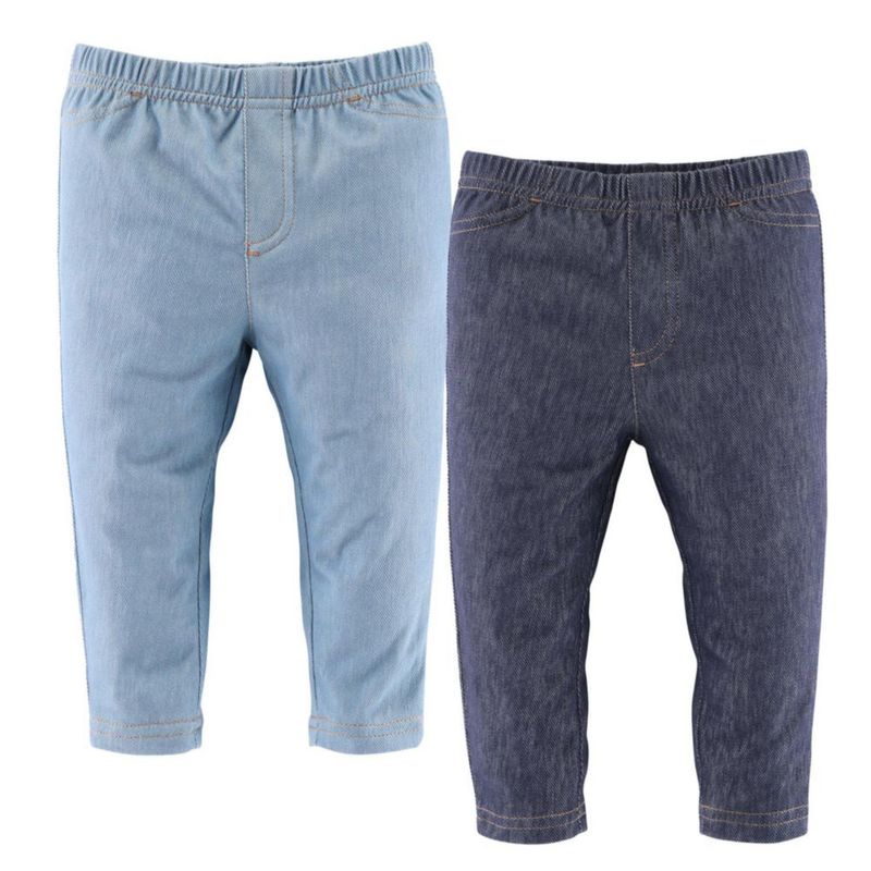 Pantalones Baby Jeggings 6-9 meses de mezclilla – The Peanutshell