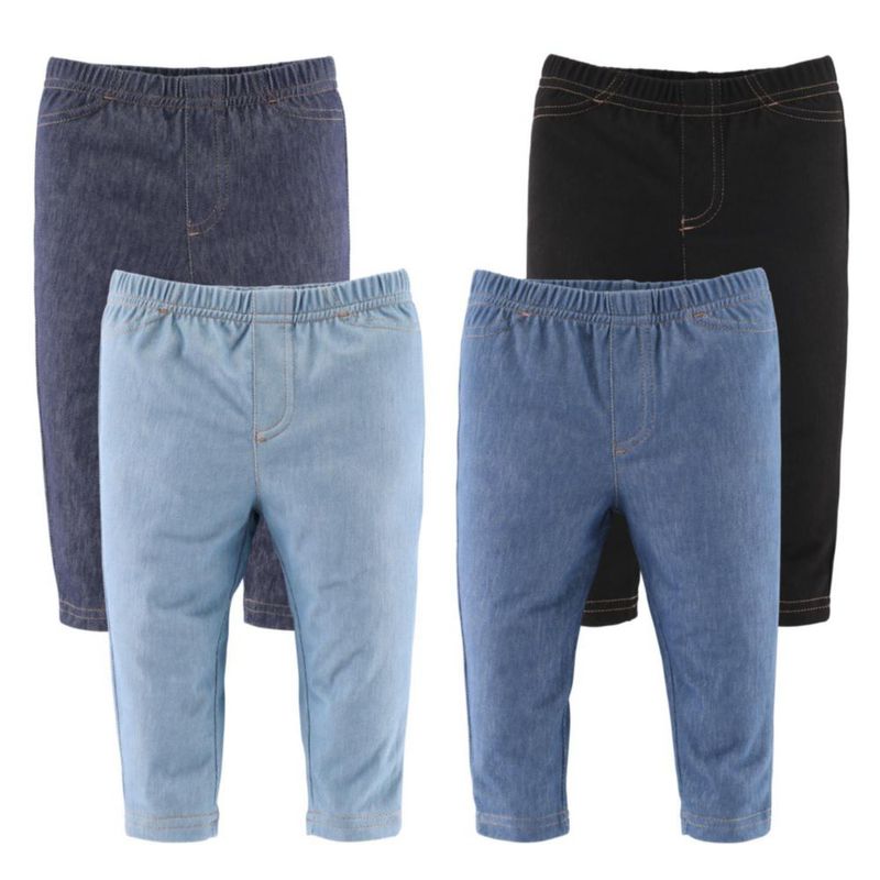 Pantalones Baby Jeggings 6-9 meses de mezclilla – The Peanutshell
