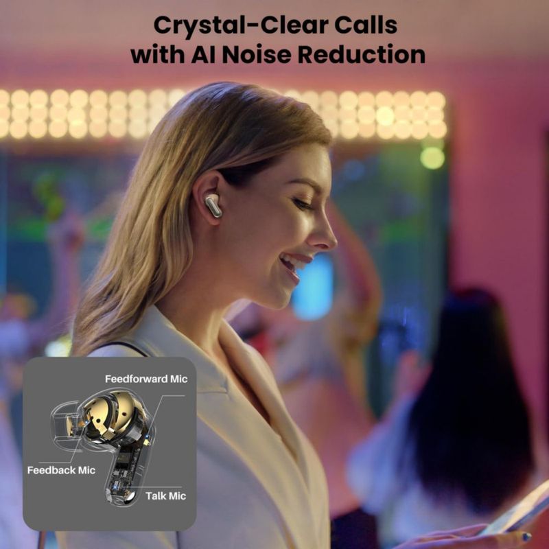 Auriculares true wireless TOZO NC20 con ANC LDAC Hi‑Res y Bluetooth 6.0