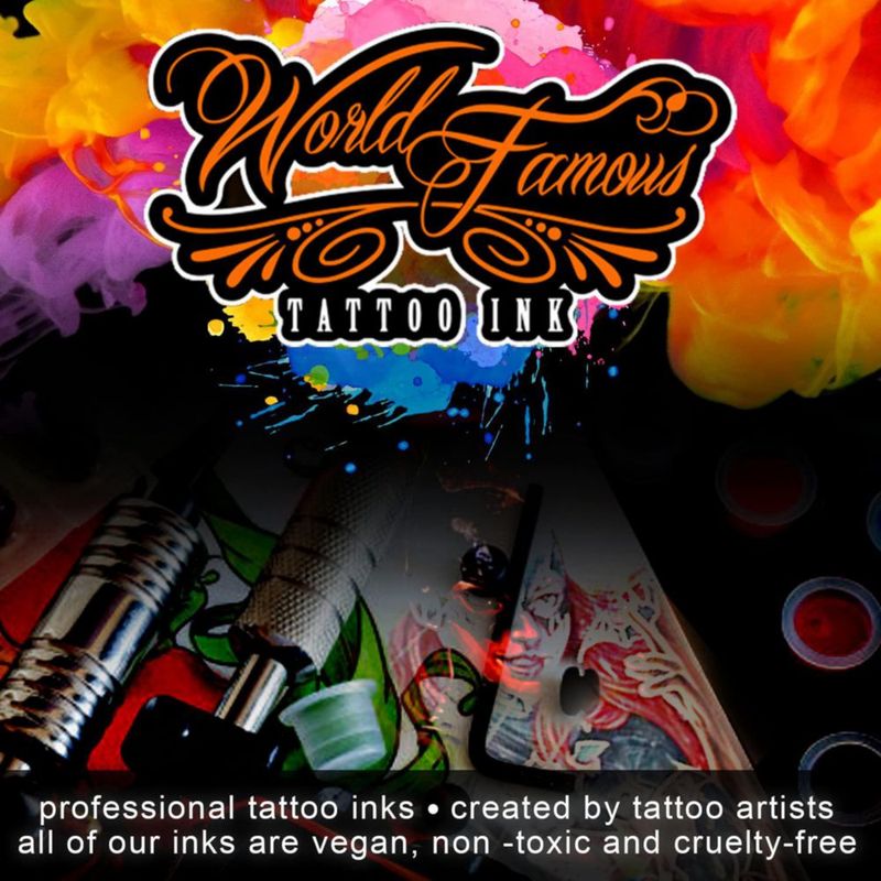 Tinta líquida WORLD FAMOUS TATTOO INK 30 ml tonos de piel