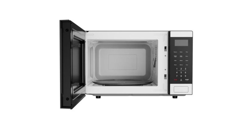 Microondas Frigidaire de 09 pies cúbicos con bloqueo para niños y acabado de acero inoxidable