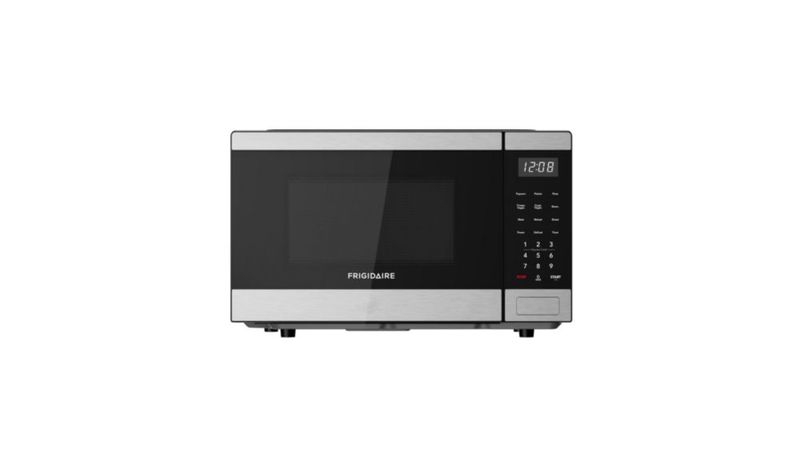 Microondas Frigidaire de 09 pies cúbicos con bloqueo para niños y acabado de acero inoxidable