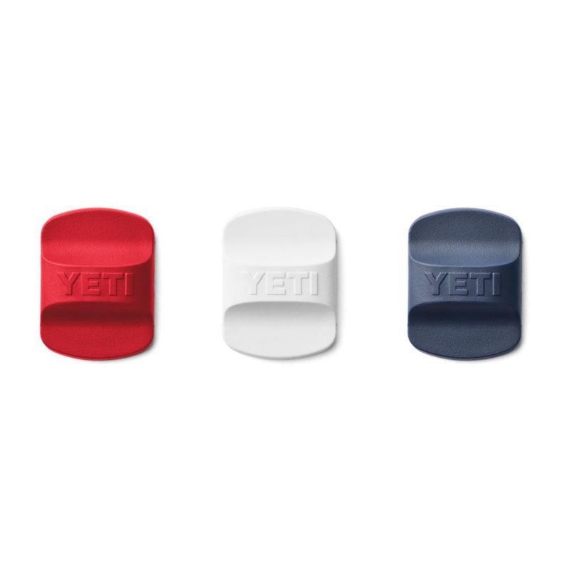 Paquete de 3 vasos Magslider para YETI Rambler rojo rescate/blanco/azul marino