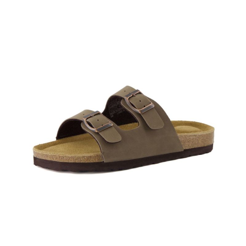 Sandalias CUSHIONAIRE Lane para Niños Marrón Talla 4