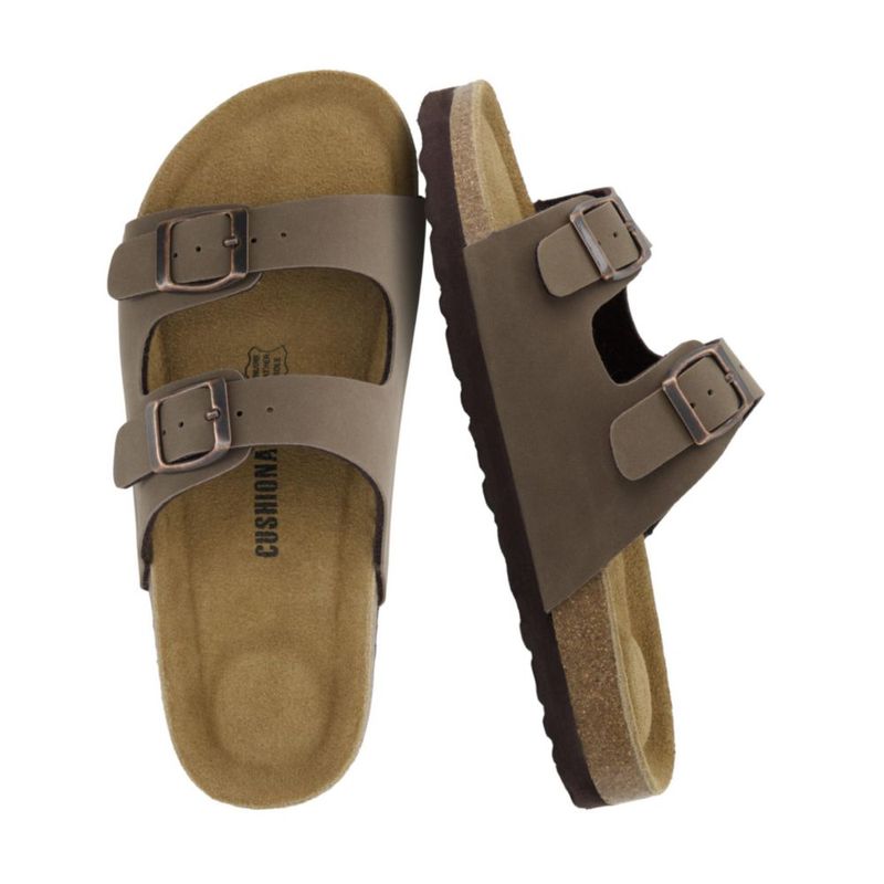 Sandalias CUSHIONAIRE Lane para Niños Marrón Talla 4