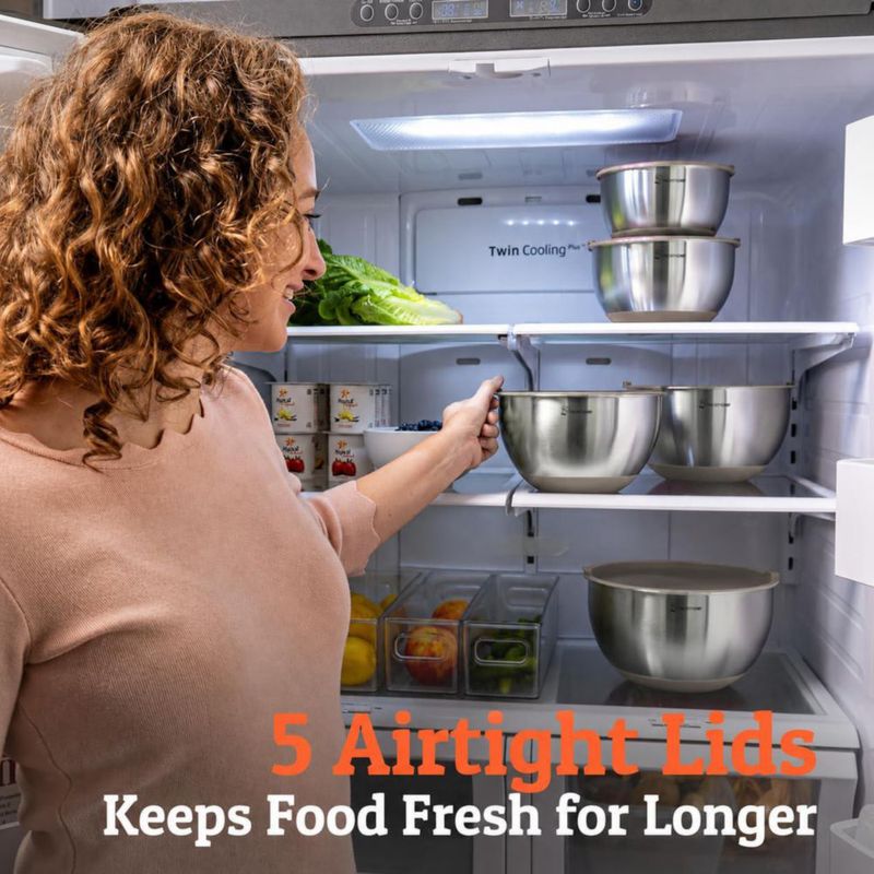 Tazones de Mezcla Priority Chef 15‑5 L Latte Juego de 5 piezas