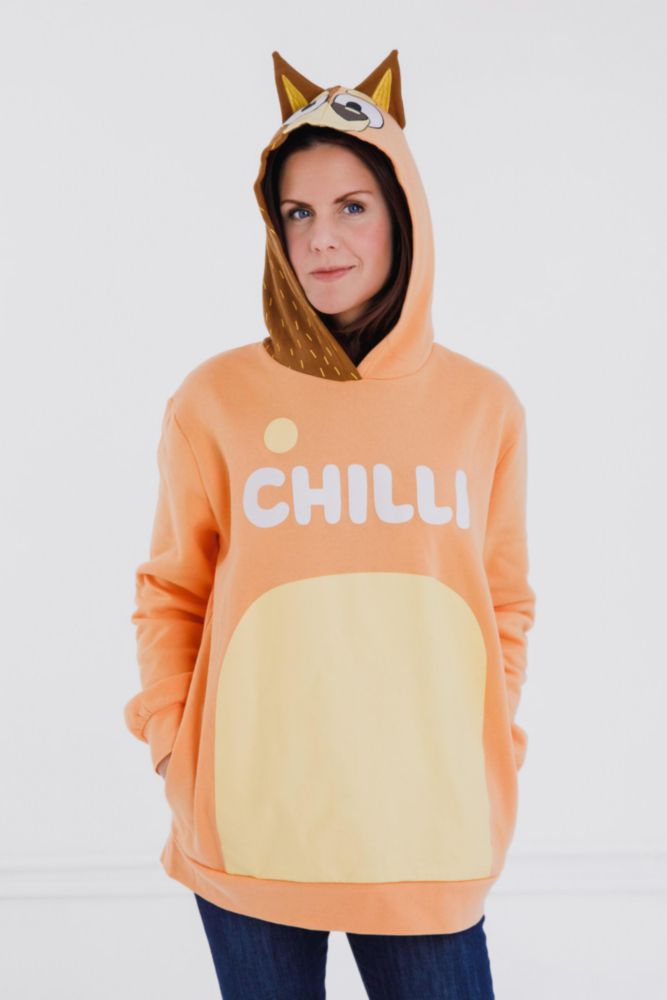 Sudadera con capucha Bluey Mom forro polar talla pequeña