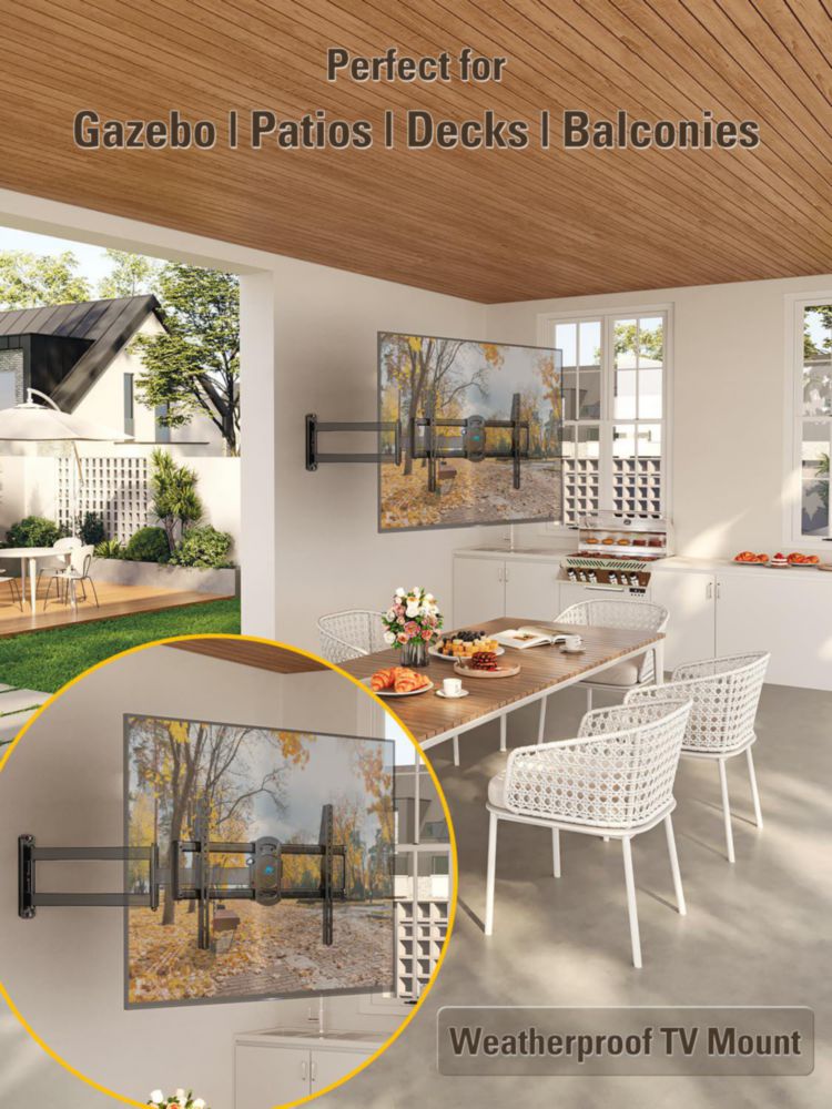 Soporte para TV exterior Mounting Dream 37‑75" de movimiento completo