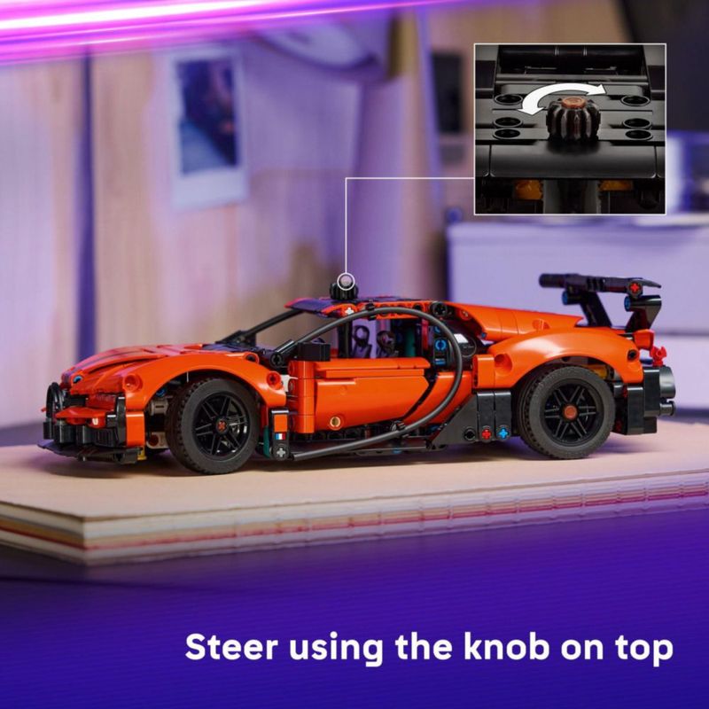 Auto de juguete LEGO Technic Bugatti Chiron Pur Sport 42222