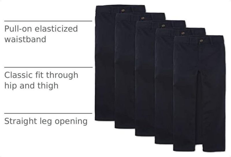 PANTALONES The Children's Place azul marino (5 unidades) talla 6